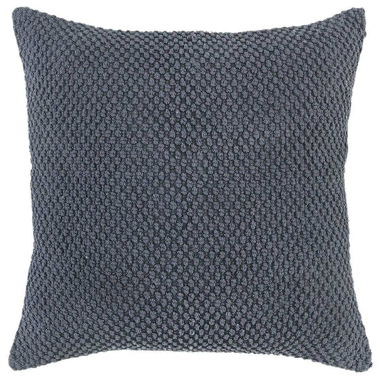 Dark Gray Nubby Textured Modern Throw Pillow - Homeroots - Flyclothing LLC