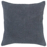 Dark Gray Nubby Textured Modern Throw Pillow - Homeroots - Flyclothing LLC