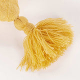 Gold Solid Tonal Abstract Stripe Throw Pillow - Homeroots - Flyclothing LLC