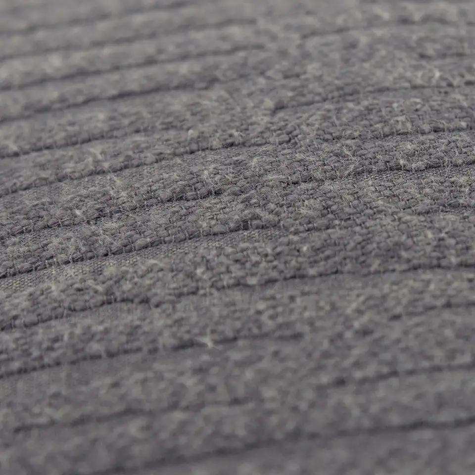 Gray Solid Tonal Abstract Stripe Throw Pillow - Homeroots - Flyclothing LLC