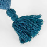 Teal Solid Tonal Abstract Stripe Throw Pillow - Homeroots - Flyclothing LLC