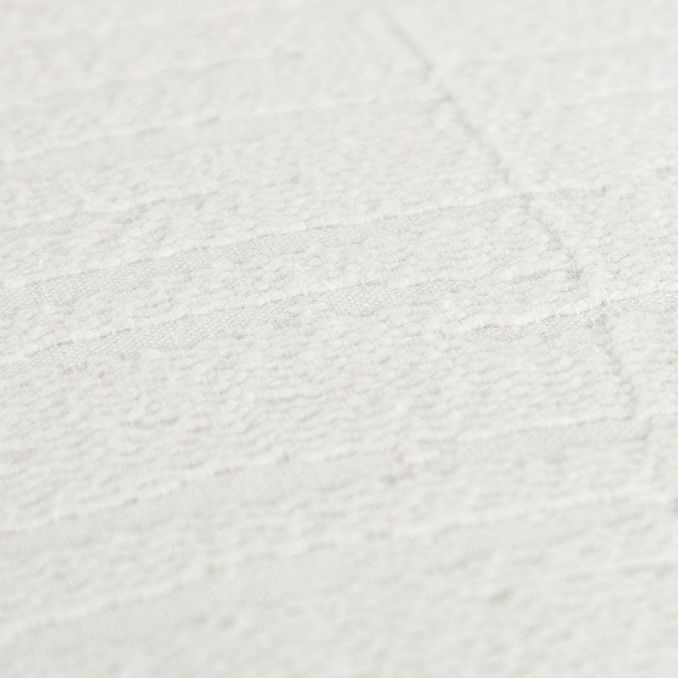 20" White Tonal Abstract Stripe Throw Pillow - Homeroots - Flyclothing LLC