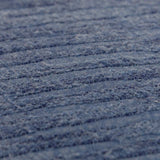 Navy Solid Tonal Abstract Stripe Throw Pillow - Homeroots - Flyclothing LLC