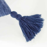 Navy Solid Tonal Abstract Stripe Throw Pillow - Homeroots - Flyclothing LLC