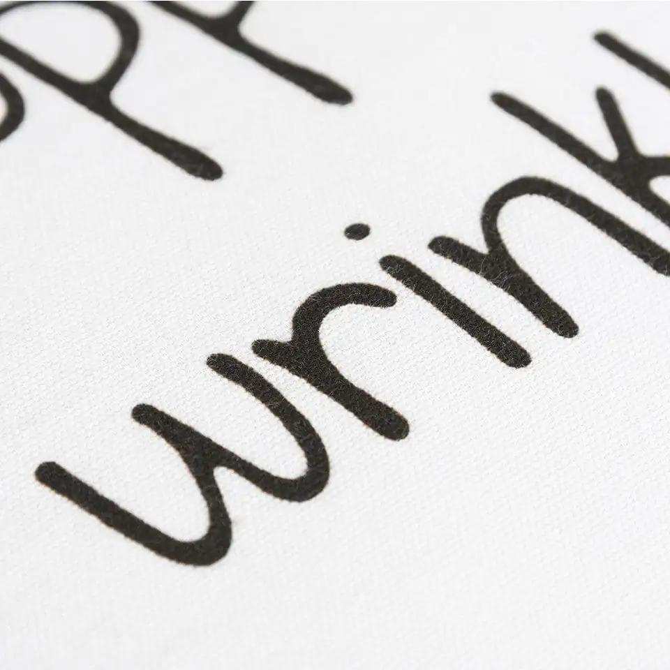 Black and White Irony Fun Message Throw Pillow - Homeroots - Flyclothing LLC