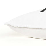 Black and White Live Love Meow Throw Pillow - Homeroots - Flyclothing LLC