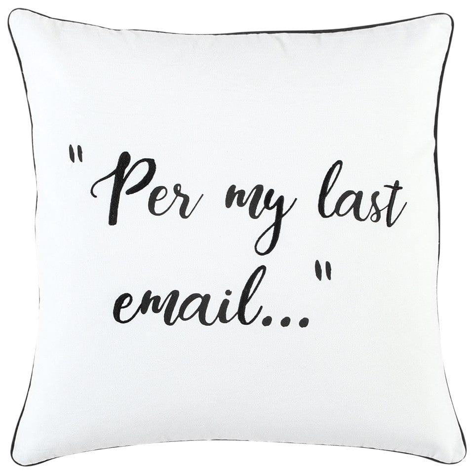white 20" x 20" Poly Filled Pillow - Homeroots - Flyclothing LLC