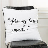 white 20" x 20" Poly Filled Pillow - Homeroots - Flyclothing LLC