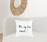 white 20" x 20" Poly Filled Pillow - Homeroots - Flyclothing LLC
