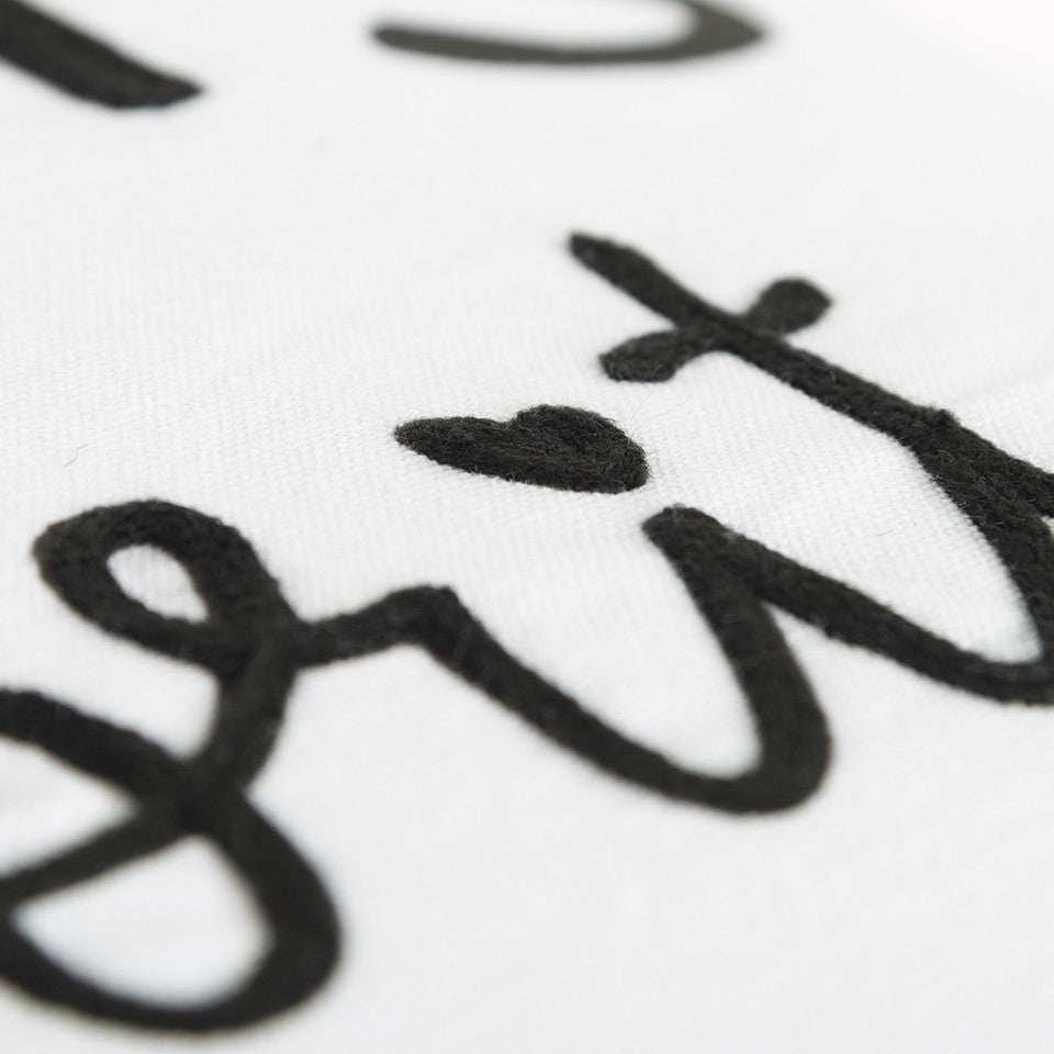 Black and White Moms Favorite Modern Throw Pillow - Homeroots - Flyclothing LLC