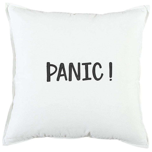 Black and White Flagship Message Throw Pillow - Homeroots - Flyclothing LLC