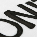 Black and White Flagship Message Throw Pillow - Homeroots - Flyclothing LLC