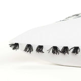 Black and White Humorous Donkey Throw Pillow - Homeroots - Flyclothing LLC