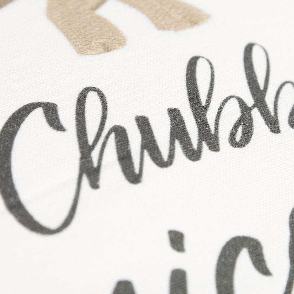 White Beige Chubby Unicorn Throw Pillow - Homeroots - Flyclothing LLC