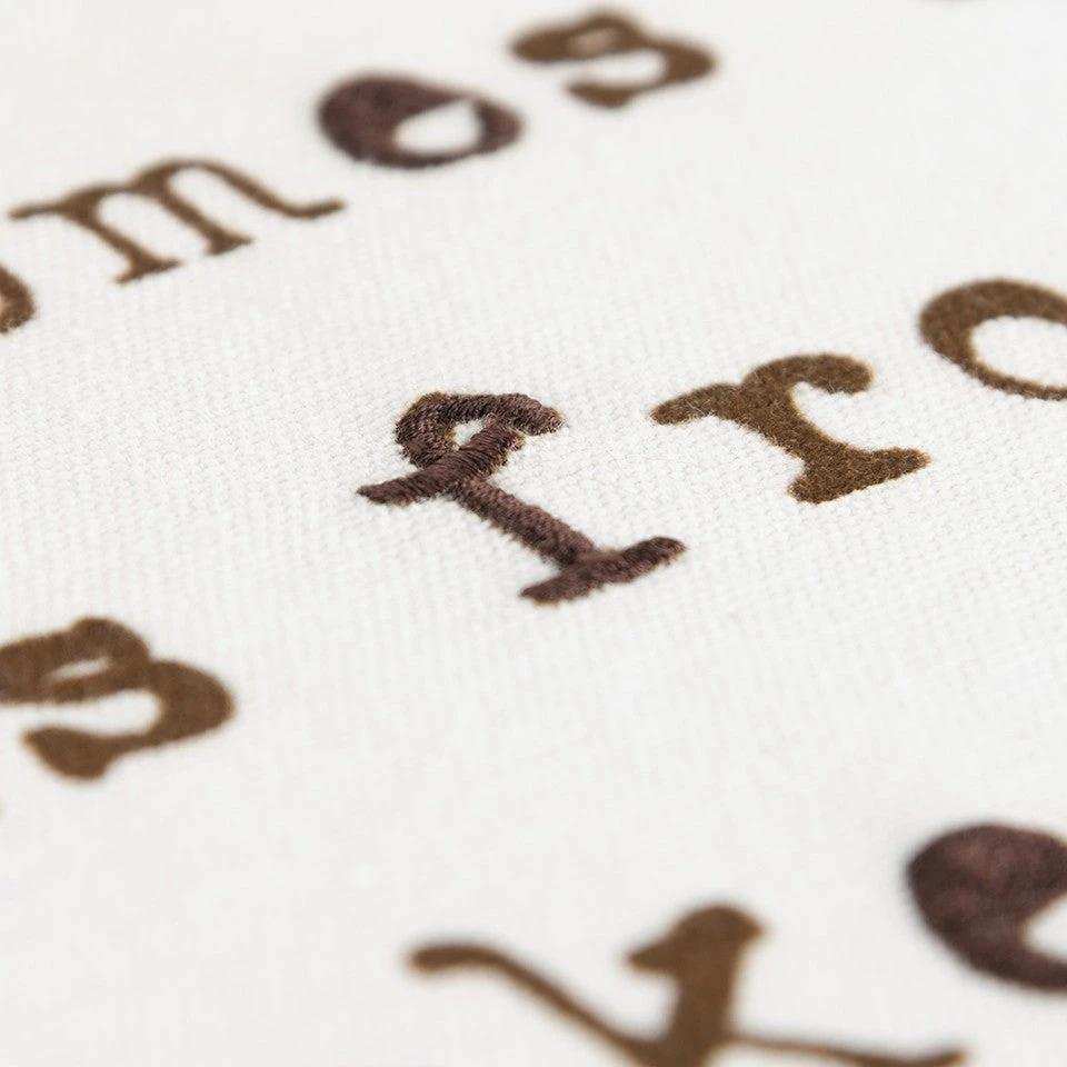 Brown and White Chocolate Is A Salad Throw Pillow - Homeroots - Flyclothing LLC