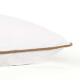 Brown and White Chocolate Is A Salad Throw Pillow - Homeroots - Flyclothing LLC