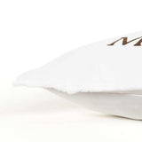 Brown and White Get Off My Nuts Modern Throw Pillow - Homeroots - Flyclothing LLC