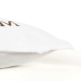 Brown and White Get Off My Nuts Modern Throw Pillow - Homeroots - Flyclothing LLC