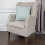 Blue Solid Light Textured Modern Throw Pillow - Homeroots - Flyclothing LLC