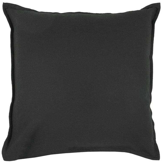 Black Solid Light Textured Modern Throw Pillow - Homeroots - Flyclothing LLC