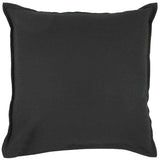 Black Solid Light Textured Modern Throw Pillow - Homeroots - Flyclothing LLC
