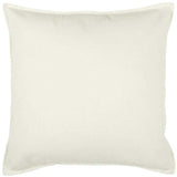 Ivory Solid Light Textured Modern Throw Pillow - Homeroots - Flyclothing LLC