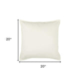 Ivory Solid Light Textured Modern Throw Pillow - Homeroots - Flyclothing LLC