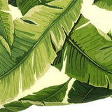 22" Green and White Tropical Indoor Outdoor Throw Pillow - Homeroots