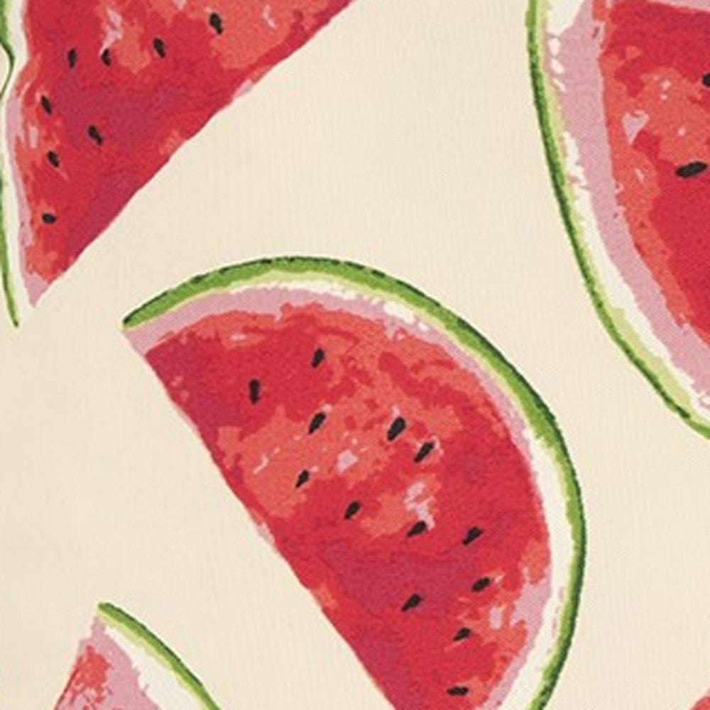 Set of Two 22" X 22" Red Indoor Outdoor Throw Pillow Cover & Insert - Homeroots