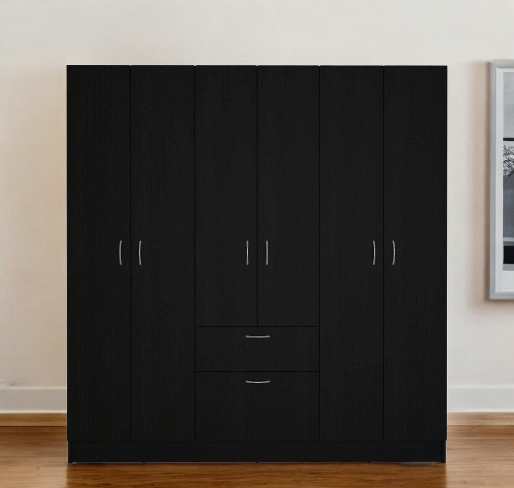 71" Black and White Single Drawer Combo Dresser - Homeroots - Flyclothing LLC