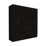 71" Black and White Single Drawer Combo Dresser - Homeroots - Flyclothing LLC