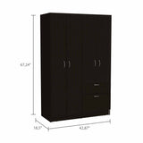 67" Black and White Single Drawer Combo Dresser - Homeroots - Flyclothing LLC