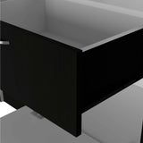 67" Black and White Single Drawer Combo Dresser - Homeroots - Flyclothing LLC