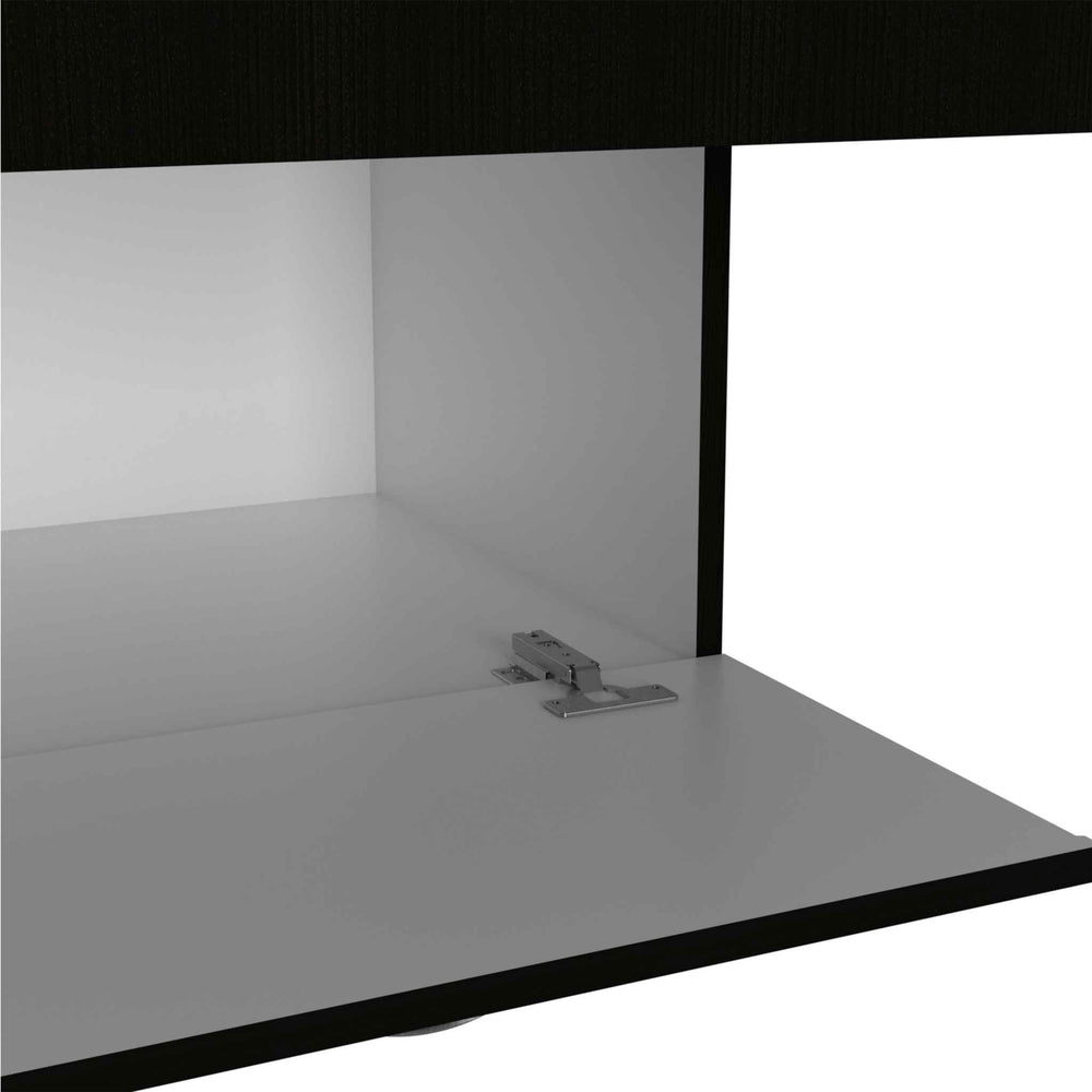 67" Black and White Single Drawer Combo Dresser - Homeroots - Flyclothing LLC