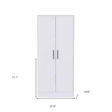 32" White Single Drawer Dresser - Homeroots - Flyclothing LLC