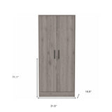 71" Light Gray Single Drawer Combo Dresser - Homeroots - Flyclothing LLC
