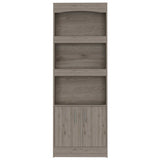 71" Three Tier Bookcase with Two doors - Homeroots - Flyclothing LLC