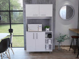 71" Modern White Pantry Cabinet with Five Shelves - Homeroots - Flyclothing LLC