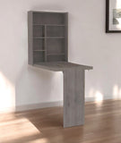 24" Light Gray Floating Desk - Homeroots - Flyclothing LLC