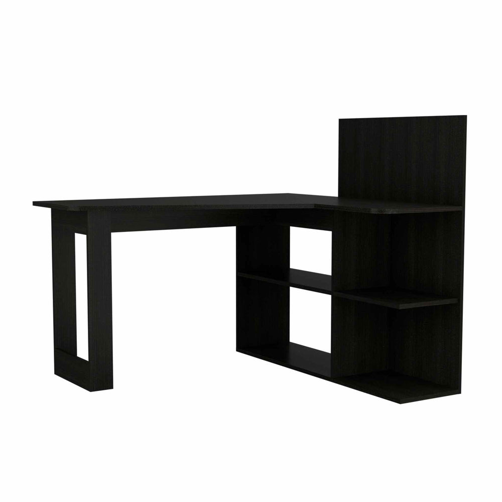 47" Black L Shape Computer Desk - Homeroots - Flyclothing LLC