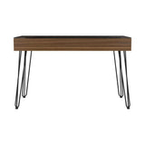47" Brown and Black Computer Desk - Homeroots - Flyclothing LLC