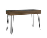 47" Brown and Black Computer Desk - Homeroots - Flyclothing LLC