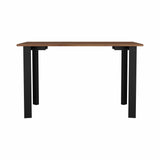 47" Brown and Black Computer Desk - Homeroots - Flyclothing LLC