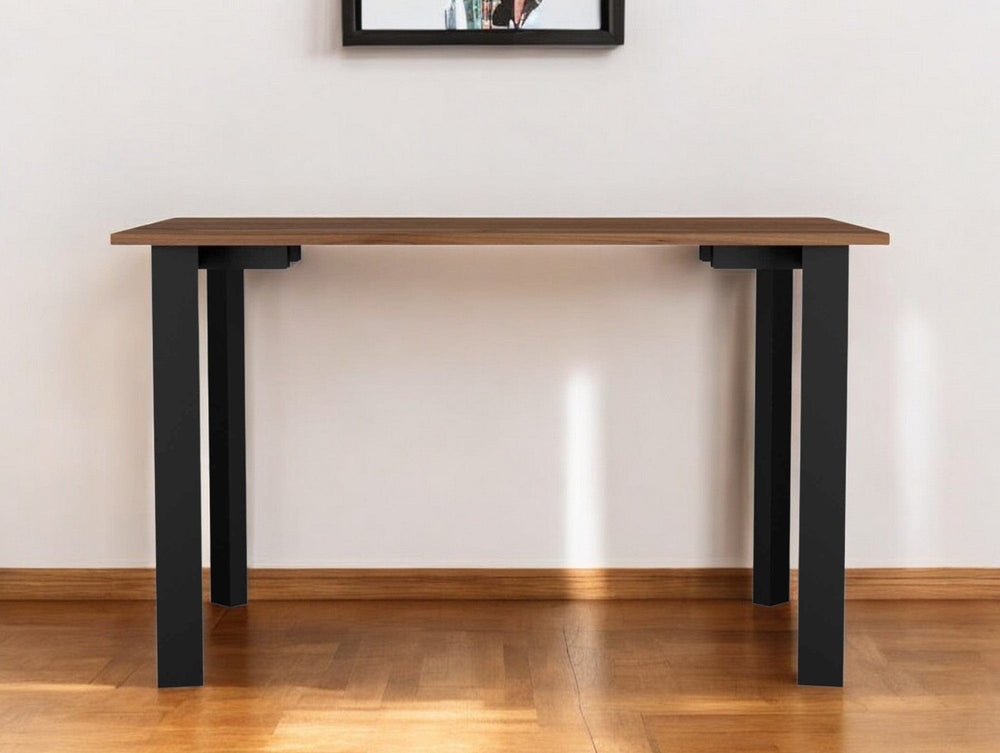 47" Brown and Black Computer Desk - Homeroots - Flyclothing LLC