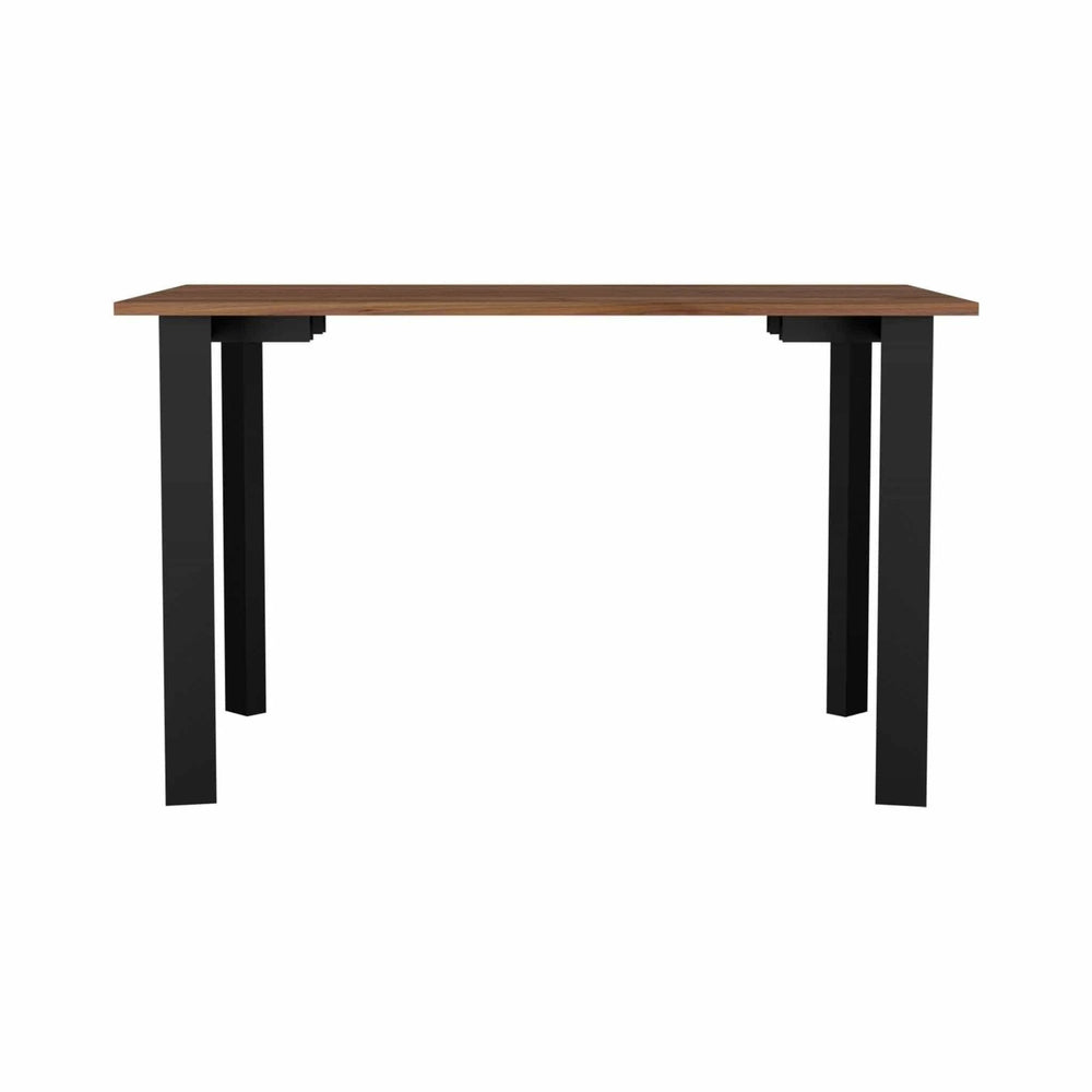 47" Brown and Black Computer Desk - Homeroots - Flyclothing LLC