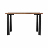 47" Brown and Black Computer Desk - Homeroots - Flyclothing LLC