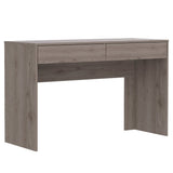 47" Light Gray Computer Desk With Two Drawers - Homeroots - Flyclothing LLC