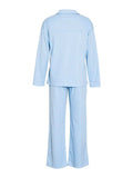 Collared Neck Long Sleeve Top and Drawstring Pants Set - Trendsi - Flyclothing LLC