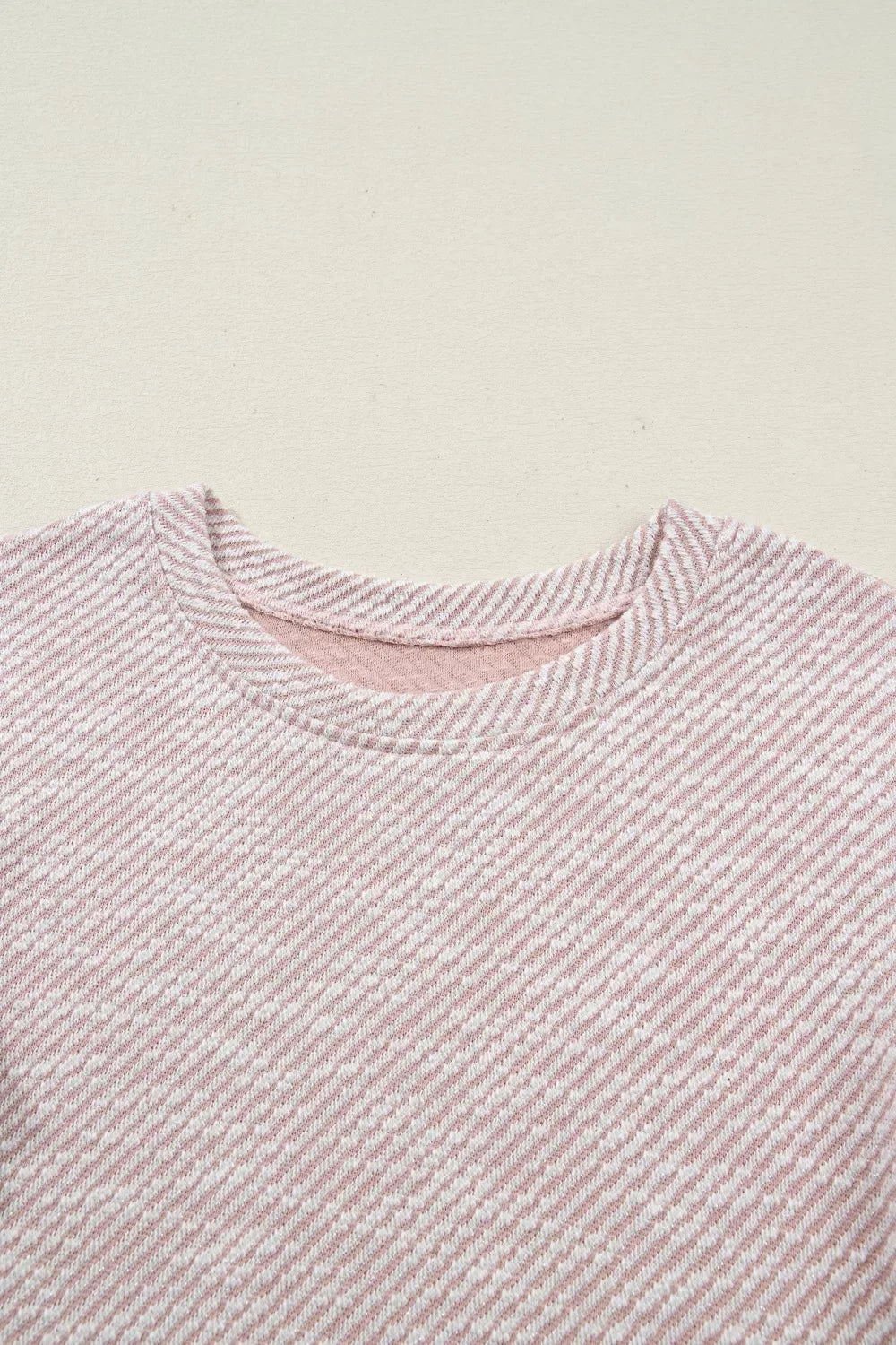 Twilled Print Lace Trim Ruffled Short Sleeve Blouse - Trendsi - Flyclothing LLC