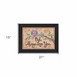 Owl Always Love You 2 Black Framed Print Wall Art - Homeroots - Flyclothing LLC